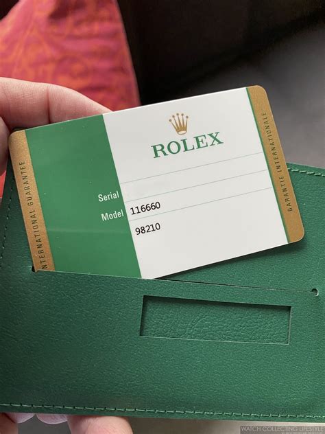 rolex authentication papers